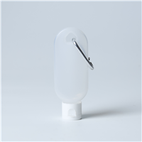 Oval Hand Sanitizer Bottle with Ring
